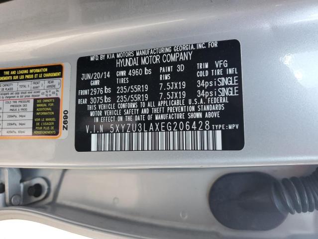 2014 HYUNDAI SANTA FE S - 5XYZU3LAXEG206428