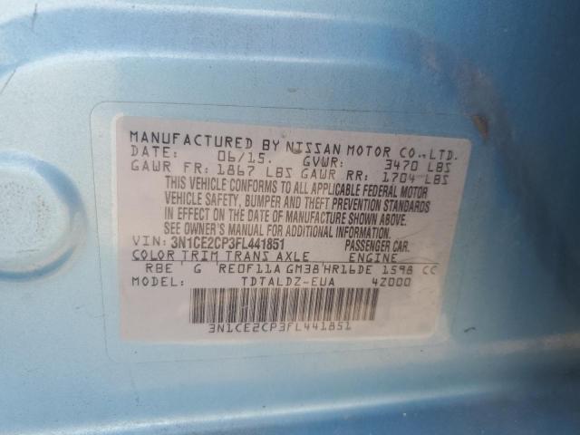 2015 NISSAN VERSA NOTE 3N1CE2CP3FL441851