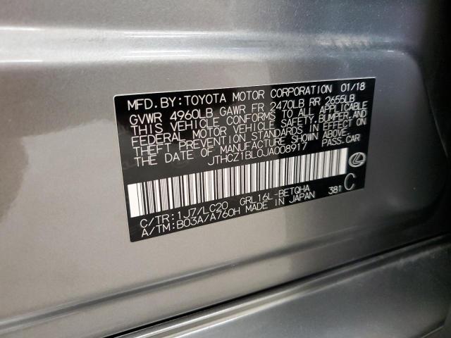 2018 LEXUS GS 350 BAS JTHCZ1BL0JA008917