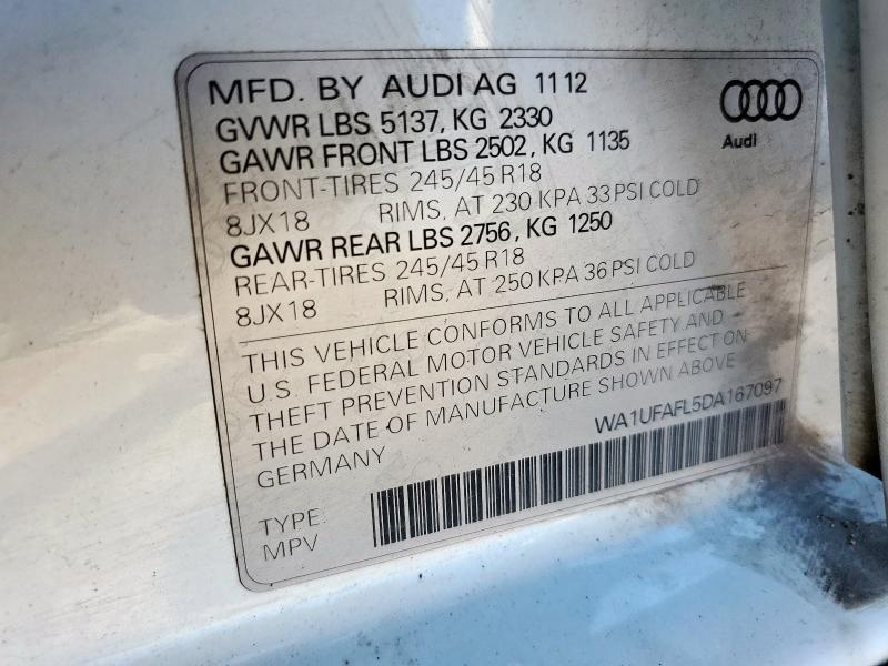 2013 AUDI A4 ALLROAD #3257381208