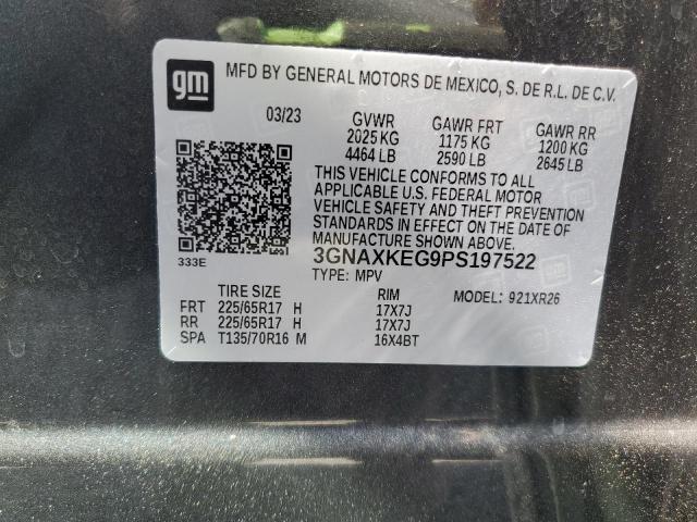 2023 CHEVROLET EQUINOX LT #3294538631