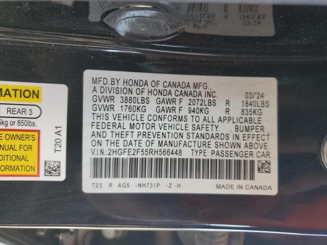 2024 HONDA CIVIC SPORT #3301874478