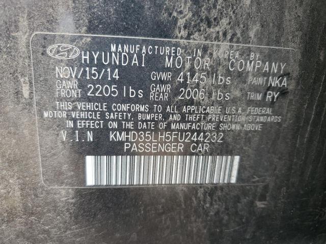 2015 HYUNDAI ELANTRA GT KMHD35LH5FU244232