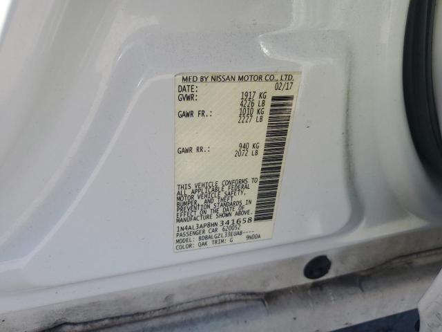 2017 NISSAN ALTIMA 2.5 1N4AL3AP8HN341658