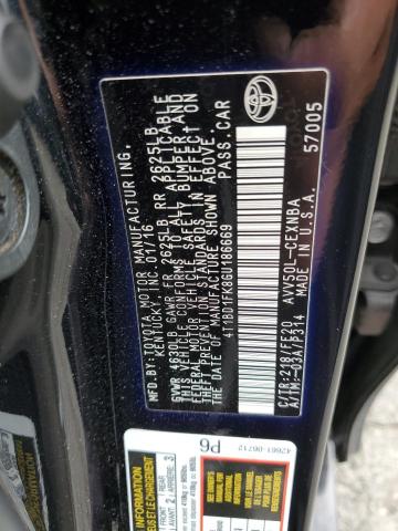 2016 TOYOTA CAMRY HYBR 4T1BD1FK8GU186669