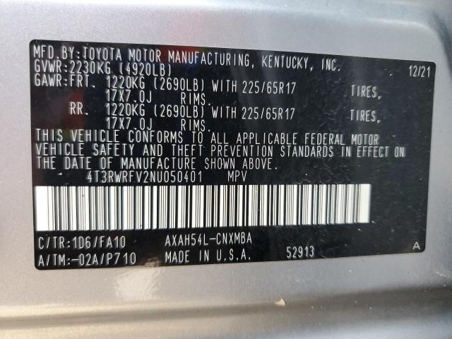 2022 TOYOTA RAV4 XLE #3259549154