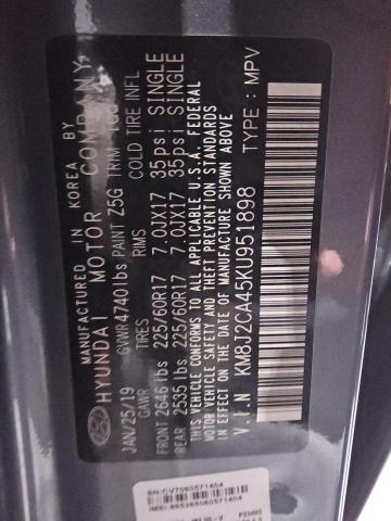 2019 HYUNDAI TUCSON SE #3303585932