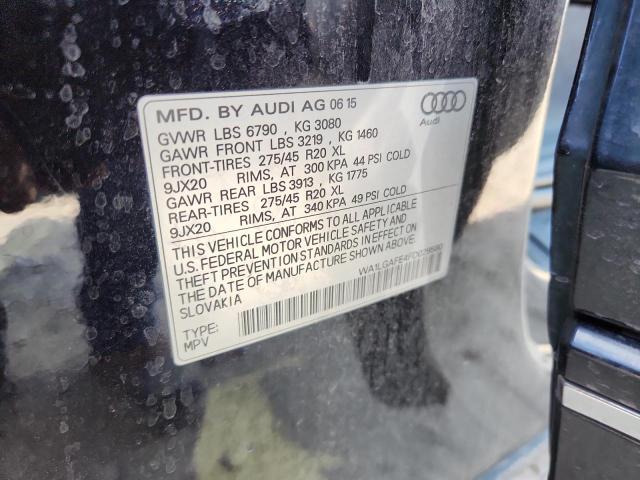 2015 AUDI Q7 PREMIUM PLUS WA1LGAFE4FD029580