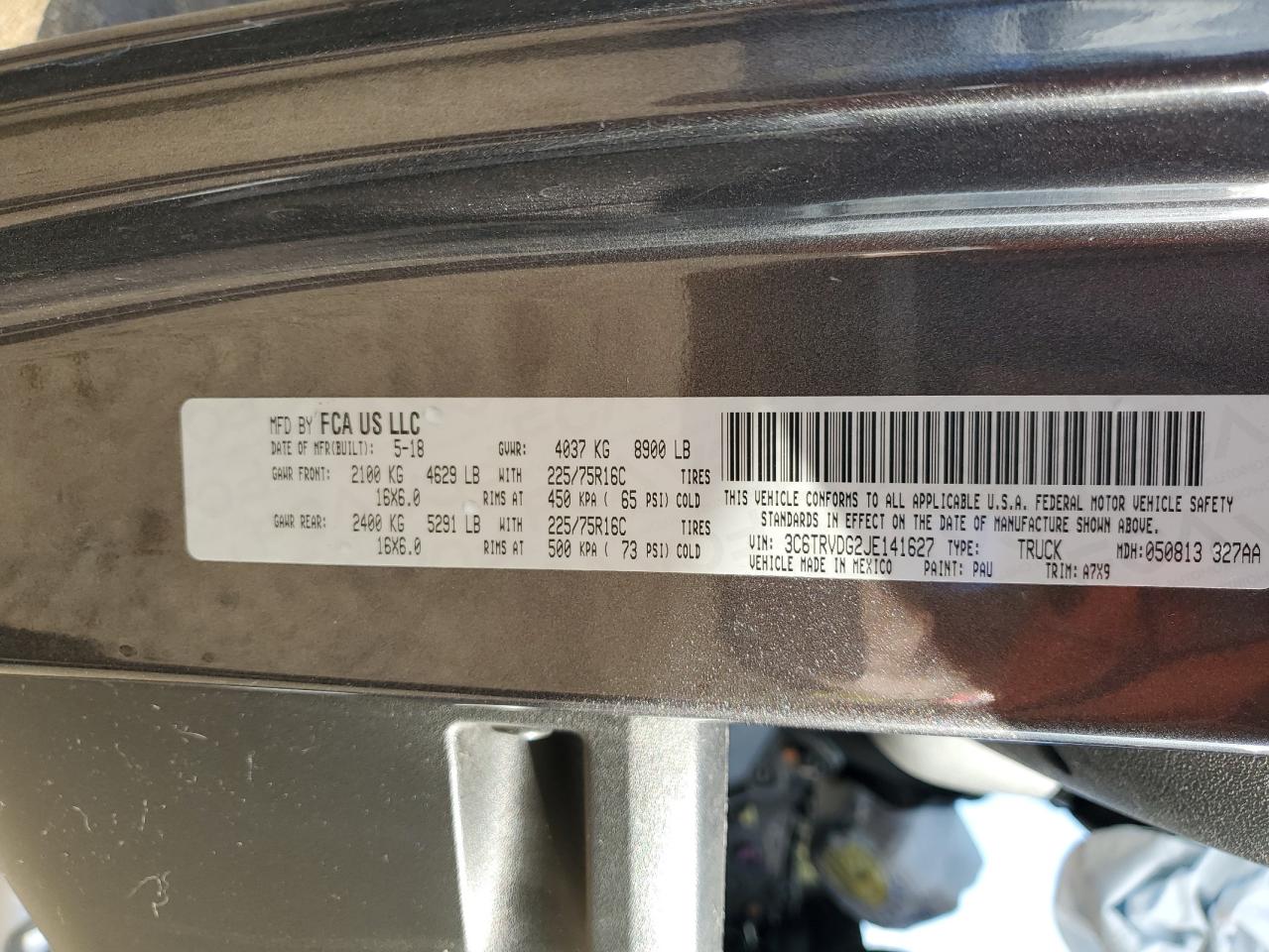 RAM PROMASTER 2500 HIGH