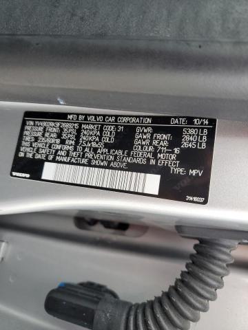 2015 VOLVO XC60 T6 PR YV4902RK9F2689215