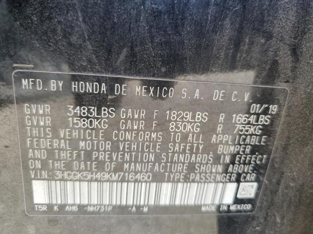 2019 HONDA FIT LX 3HGGK5H49KM716460