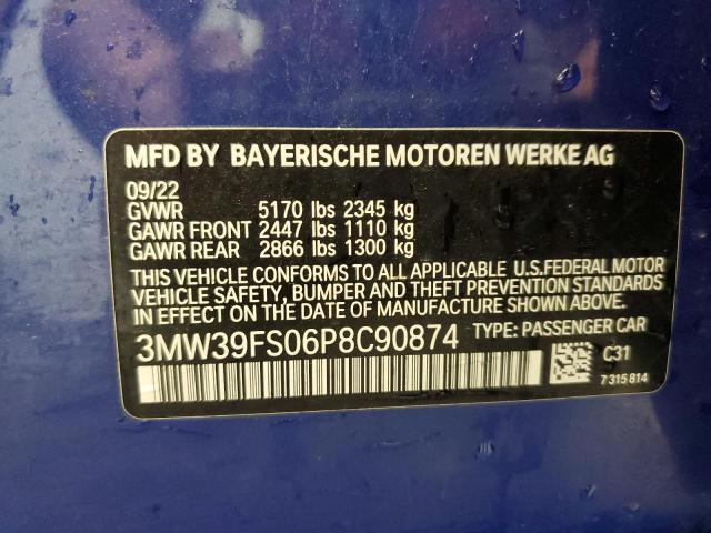 2023 BMW 330XE 3MW39FS06P8C90874