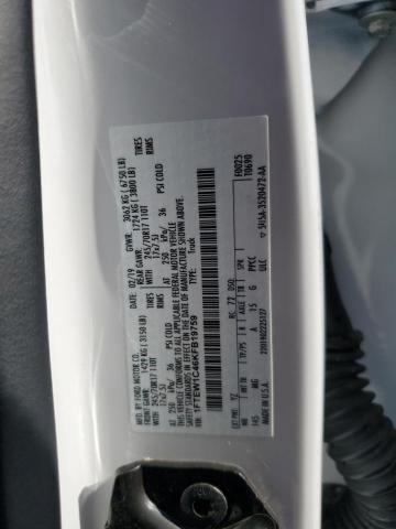 2019 FORD F150 SUPER 1FTEW1C46KFB19759