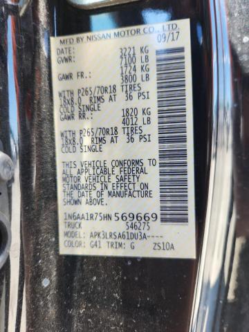 2017 NISSAN TITAN S 1N6AA1R75HN569669