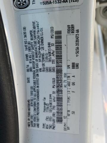 2016 FORD FIESTA S 3FADP4AJ9GM193497