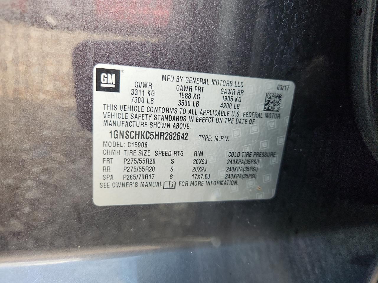 CHEVROLET SUBURBAN C1500 LT