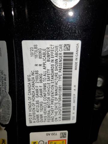 2024 HONDA CIVIC EX - 2HGFE1F79RH310681