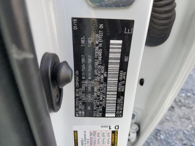 2018 TOYOTA 4RUNNER SR JTEBU5JR1J5541307