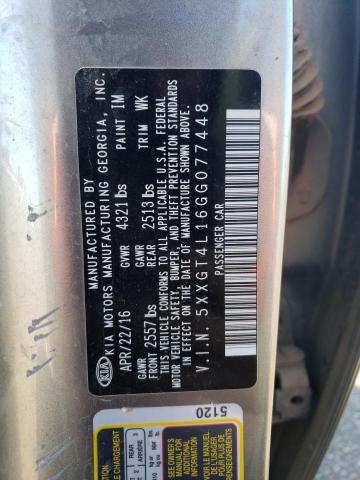 2016 KIA OPTIMA LX 5XXGT4L16GG077448