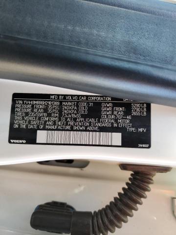 2017 VOLVO XC60 T6 DY YV449MRR6H2181389