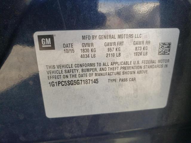 2016 CHEVROLET CRUZE LIMI - 1G1PC5SG5G7187145