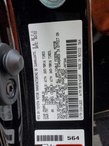 2022 TOYOTA TACOMA DOUBLE CAB 3TYCZ5AN4NT069292