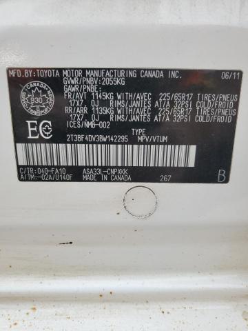 2011 TOYOTA RAV4 - 2T3BF4DV3BW142295