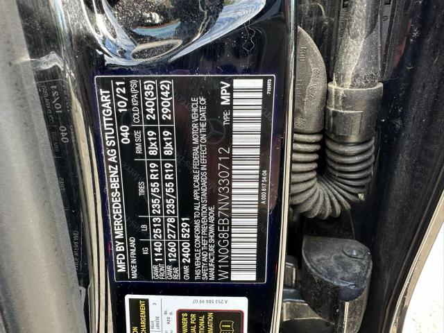 2022 MERCEDES-BENZ GLC 300 4M W1N0G8EB7NV330712