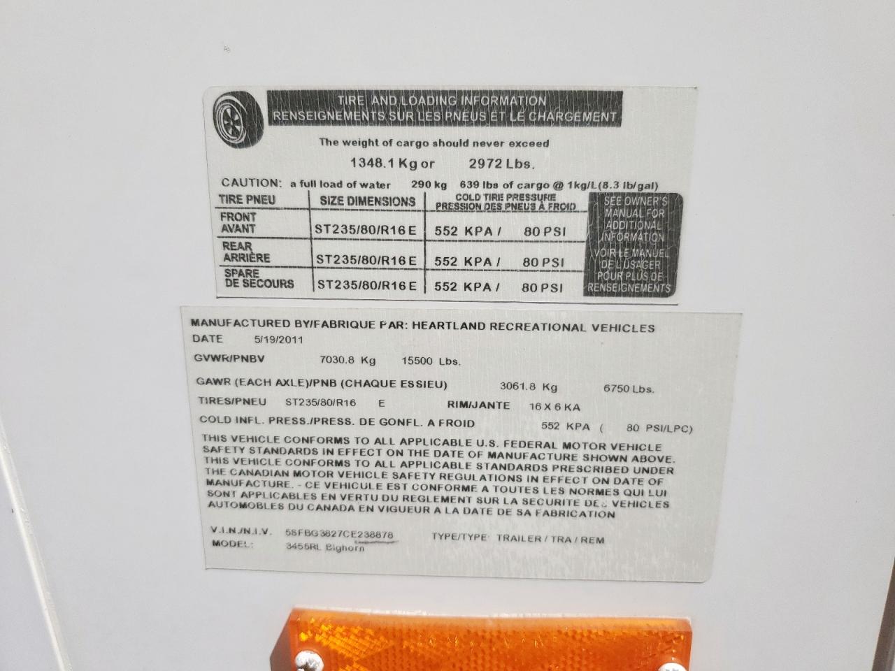 Lot #3285803662 2012 HEART LAND BIG COUNTR