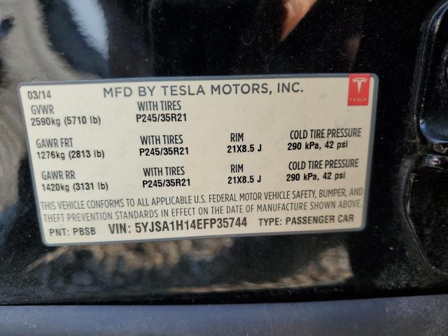 2014 TESLA MODEL S #3303875720