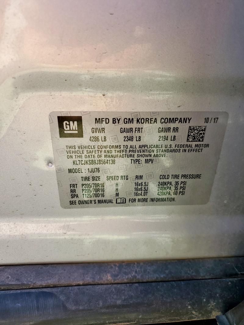 2018 CHEVROLET TRAX LS #3287657031