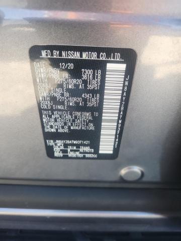 2021 NISSAN ARMADA SL JN8AY2BA7M9371421