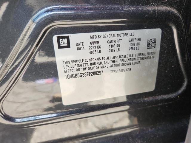 2015 BUICK LACROSSE 1G4GB5G38FF209297