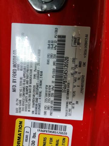 2024 FORD MUSTANG 1FA6P8TH5R5120520