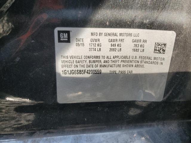 2015 CHEVROLET SONIC RS 1G1JG6SB5F4200559