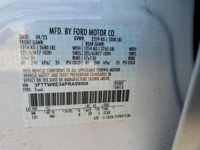 2023 FORD MAVERICK X 3FTTW8E34PRA99008