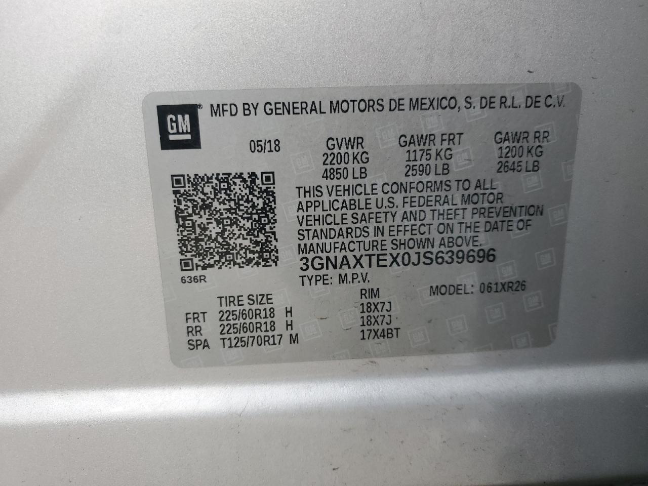 CHEVROLET EQUINOX LT