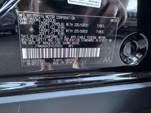 2023 SUBARU SOLTERRA P JTMABABA3PA039826