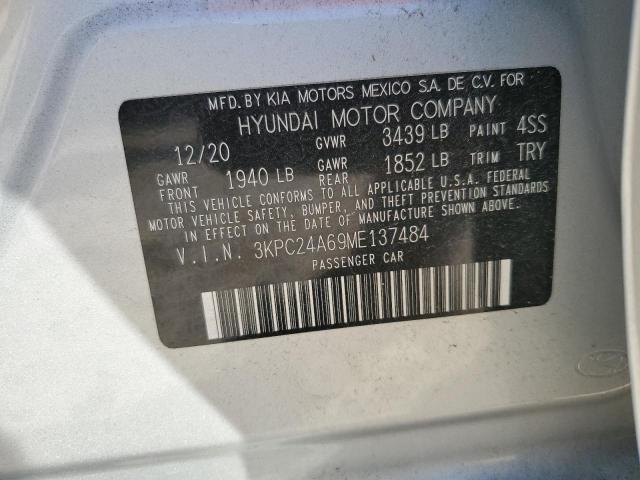 2021 HYUNDAI ACCENT SE 3KPC24A69ME137484