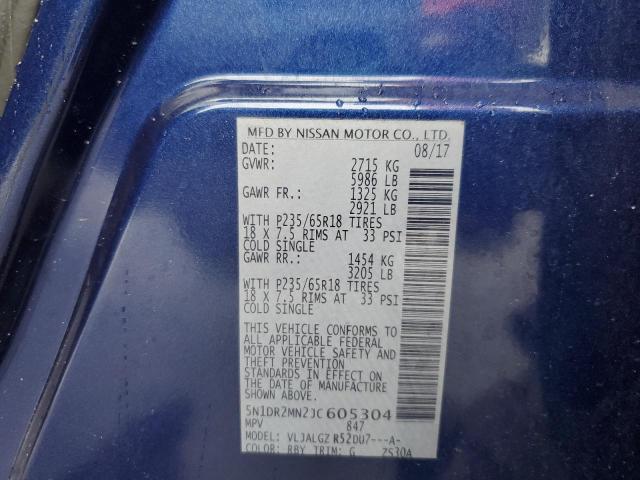 2018 NISSAN PATHFINDER #3248517562