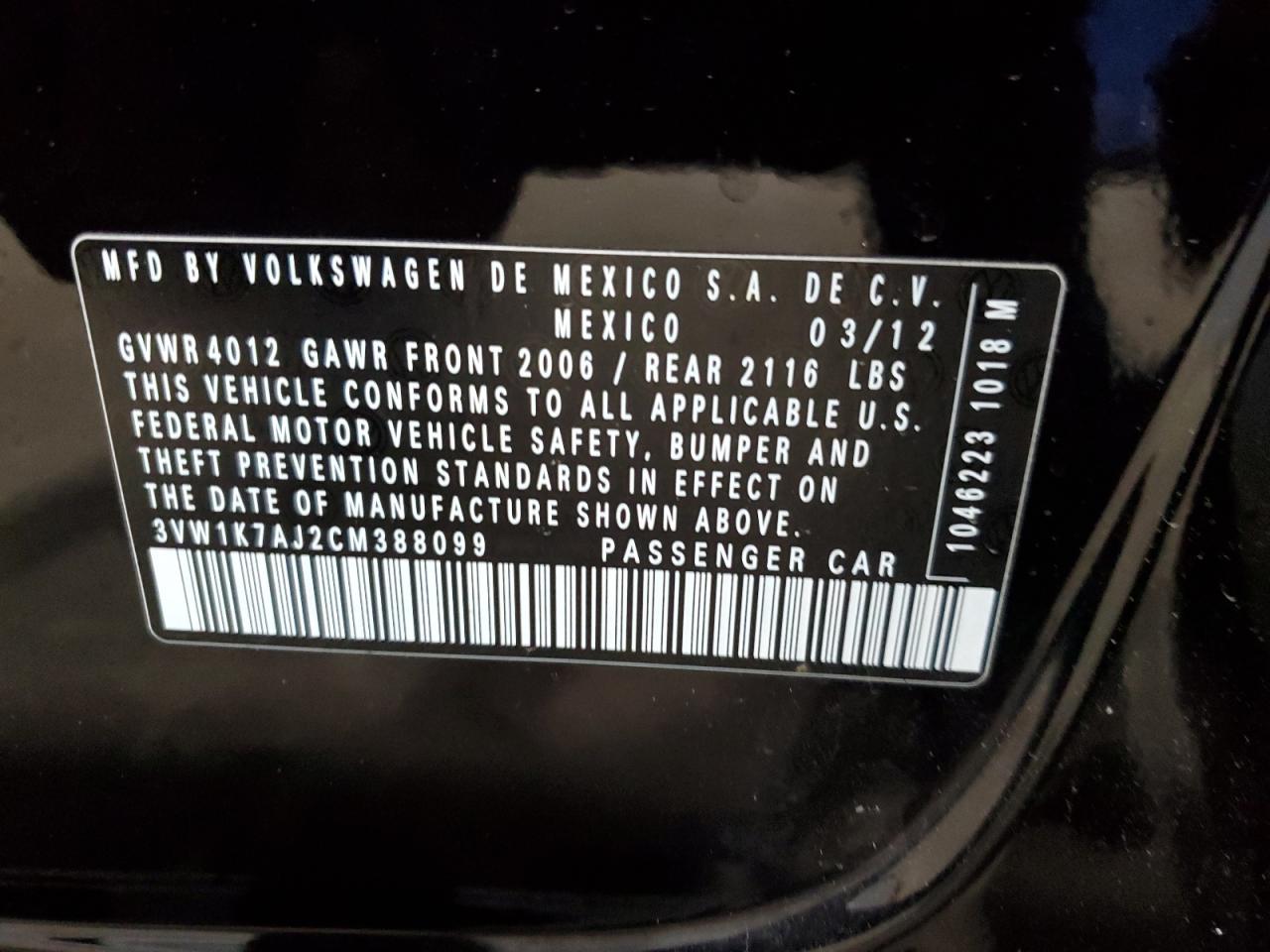 VOLKSWAGEN JETTA BASE