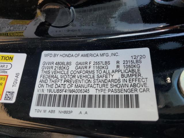 2021 ACURA TLX TECHNOLOGY - 19UUB5F41MA006345