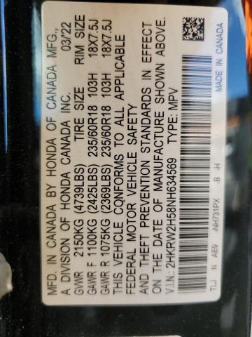 2022 HONDA CR-V EX #3283819445