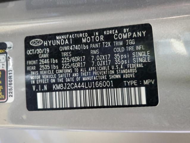 2020 HYUNDAI TUCSON SE KM8J2CA44LU166001