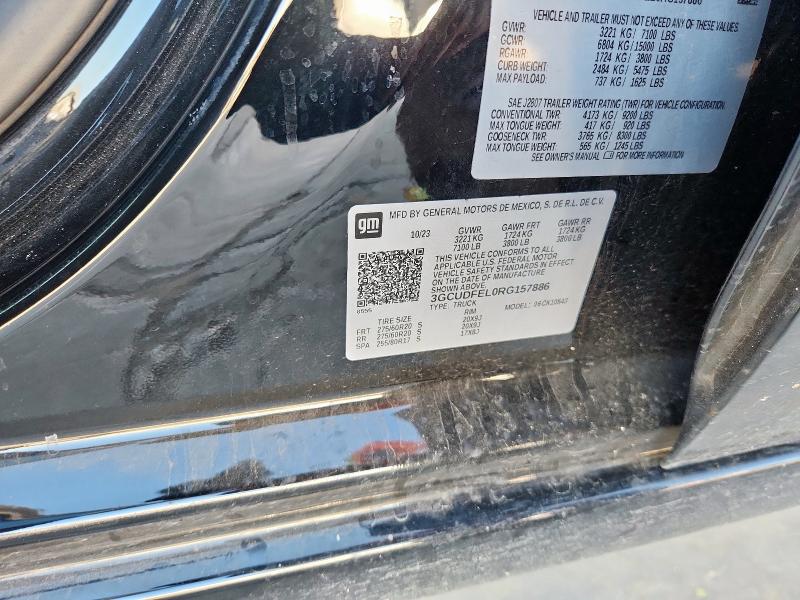 2024 CHEVROLET SILVERADO - 3GCUDFEL0RG157886