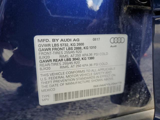 2018 AUDI SQ5 PREMIUM PLUS WA1A4AFY5J2044779