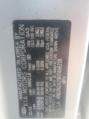 2017 KIA SOUL KNDJN2A23H7466218