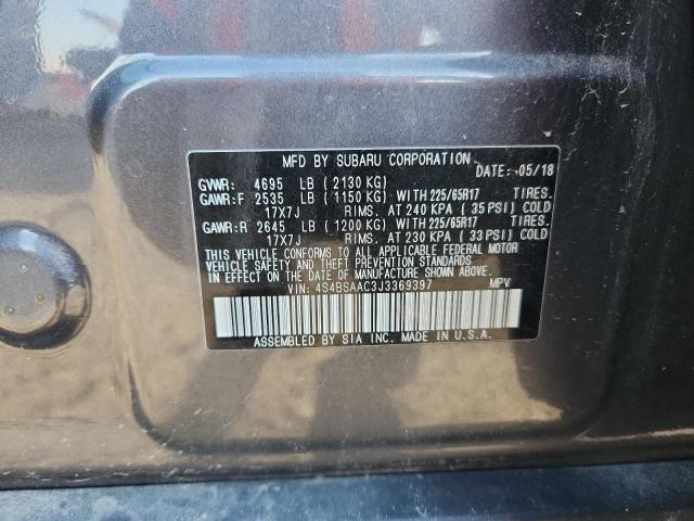 2018 SUBARU OUTBACK 2. 4S4BSAAC3J3369397