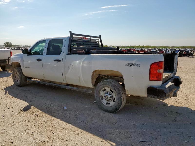 CHEVROLET SILVERADO 2011 white crew pic diesel 1GC1KVC85BF204886 photo #3