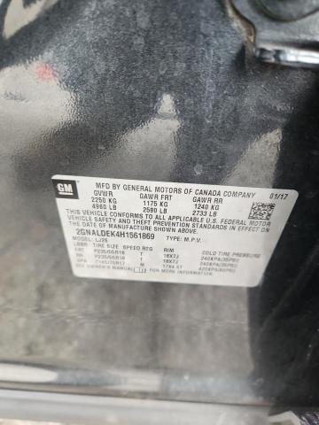 2017 CHEVROLET EQUINOX PREMIER 2GNALDEK4H1561869